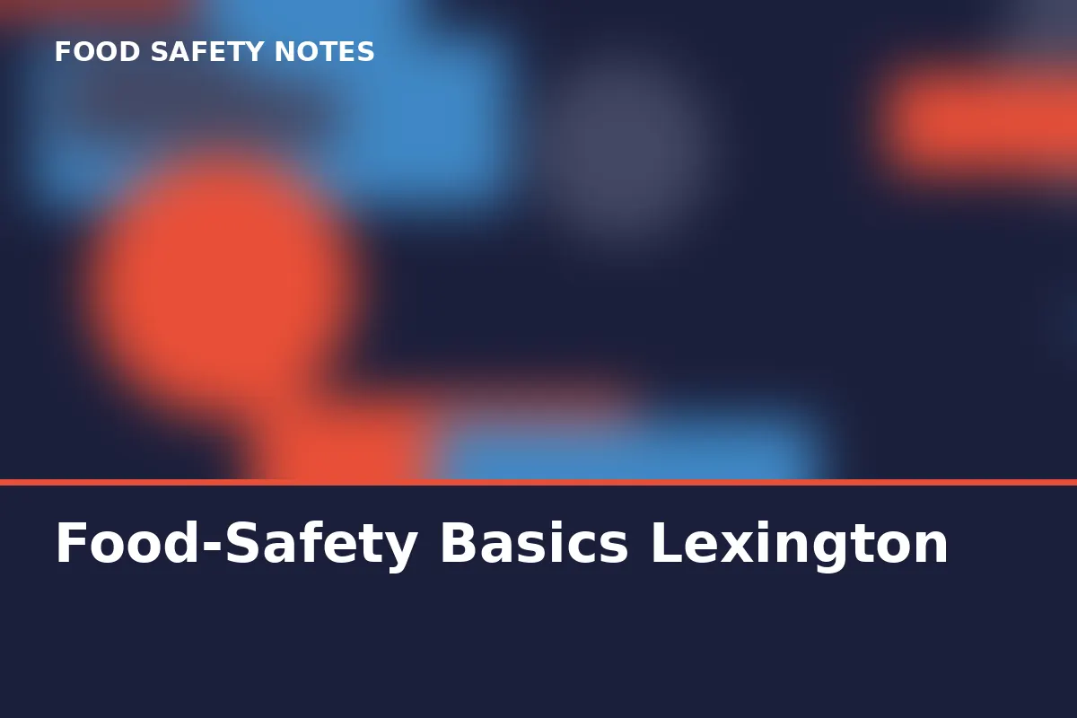 Food-Safety Basics